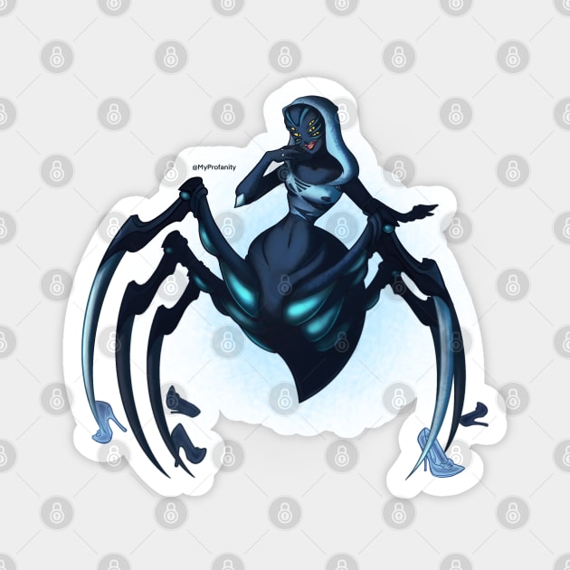 Spiderella Magnet by myprofanity