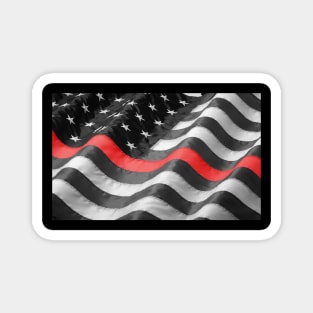 The Thin  Red Line Magnet