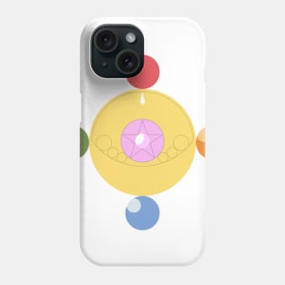 Moon Brooch - Manga Version Phone Case