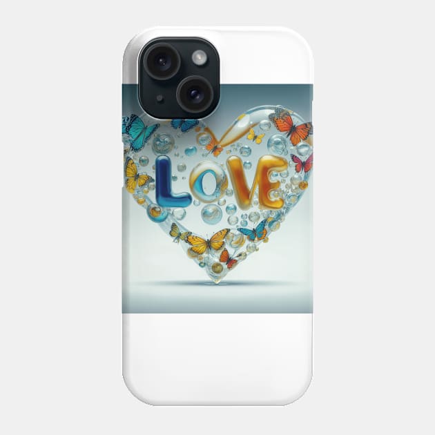 Love and butterflies Phone Case by bogfl