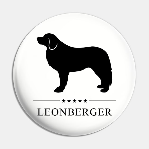 Leonberger Black Silhouette Pin by millersye