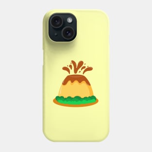 chocolate pudding volcano Phone Case