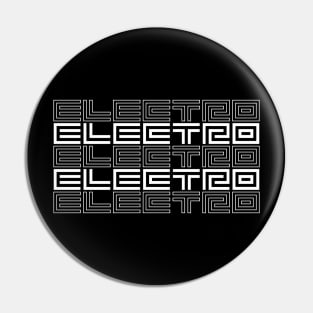 Electro music design Pin