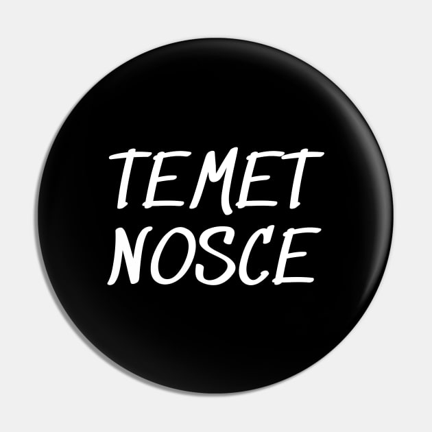 Temet nosce Pin by Word and Saying