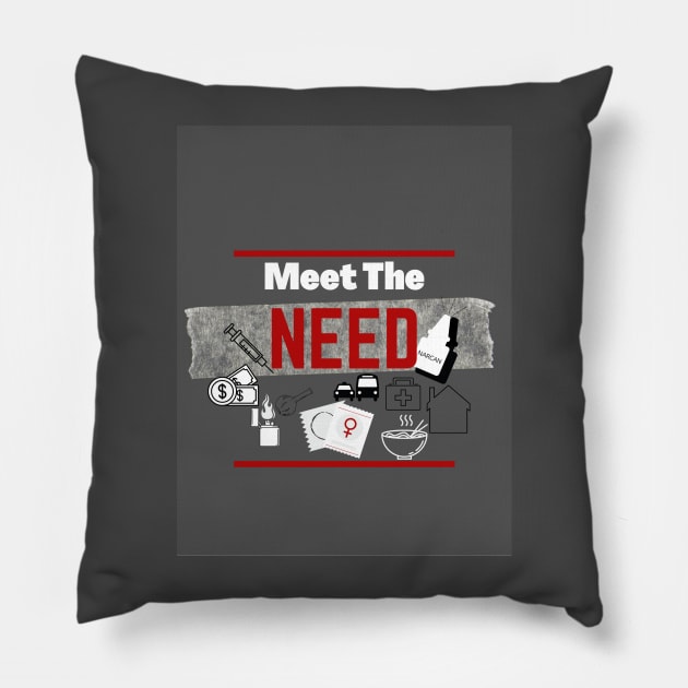 meet the need Pillow by A Taste of Graye