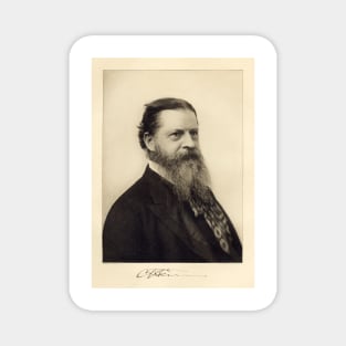 Charles Sanders Peirce, US philosopher (C026/4550) Magnet