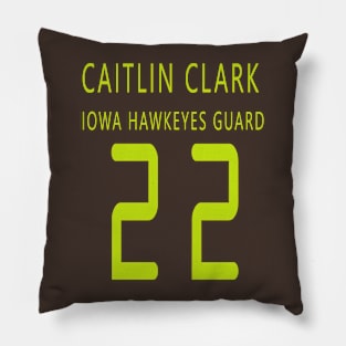 caitlin clark 22 Pillow