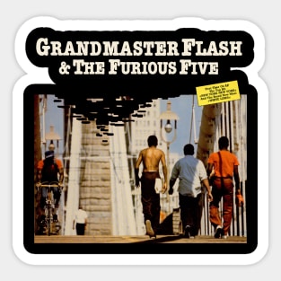 Grandmaster Flash and The Furious Five The Message Album Cover Sticker