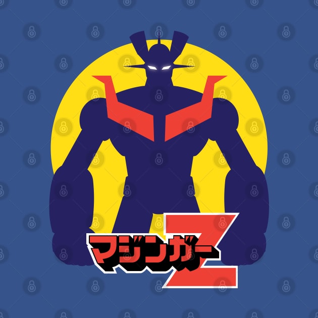 Mazinger Z Front Print by Cr8tivMojo