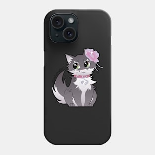 Gray Cute Cat Phone Case