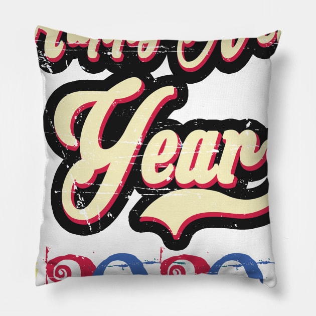 happy new year 2020 Pillow by joyTrends