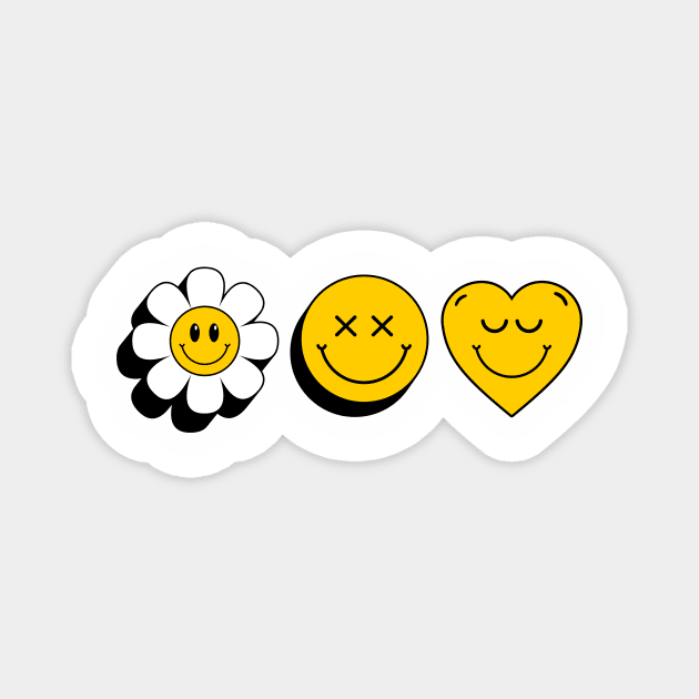 Inspire Happiness! Magnet by Little Designer