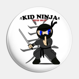 Kid Ninja Red Sun - Anime Manga Pin