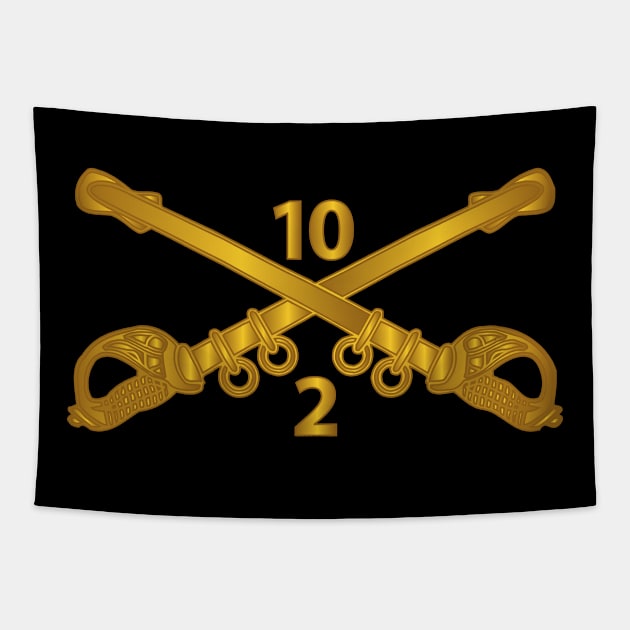 2nd Battalion - Squadron - 10th Cavalry Branch wo Txt Tapestry by twix123844