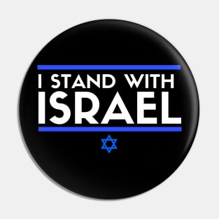 I Stand With Israel Pin