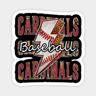 Graphic Baseball Cardinals Proud Name Team Vintage Magnet