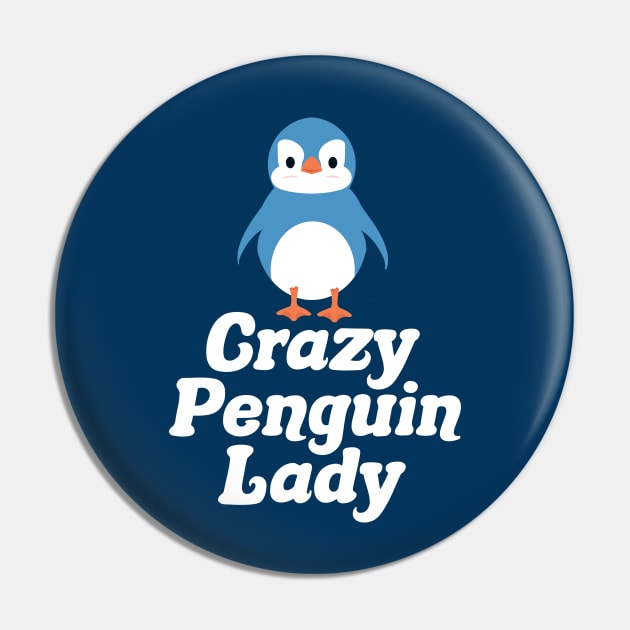 Crazy Penguin Lady Pin by epiclovedesigns