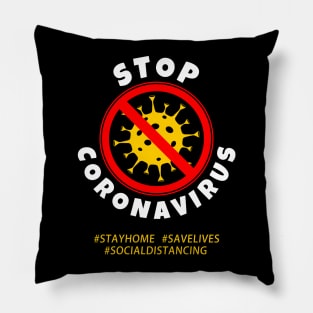 STOP Coronavirus Pillow