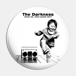 The Darkness Saves Me // pencil sketch Pin