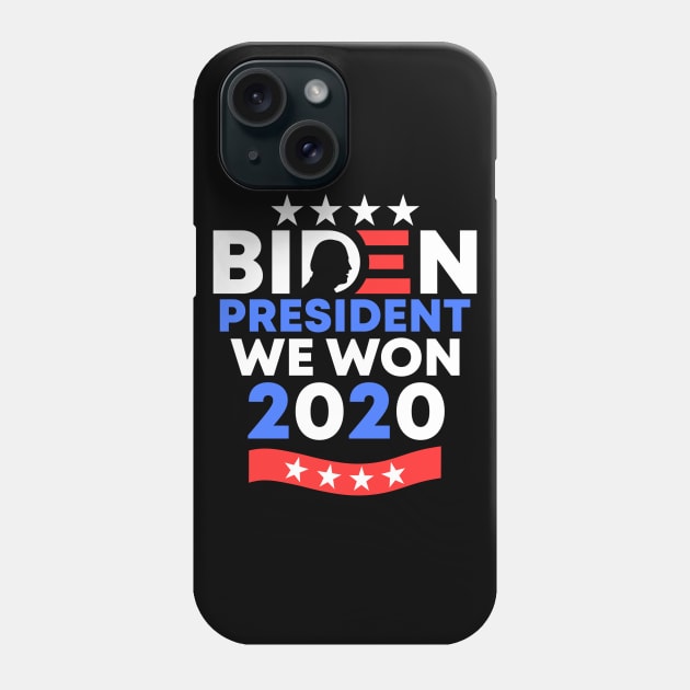 We Won Joe Biden President 2020-2024 American Democratic Party US Presidential Election Phone Case by acatalepsys 