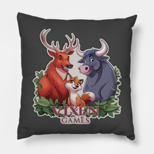 The Vixen and The Stag and The Bull Pillow