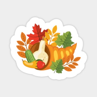 Cute Cornucopia Magnet