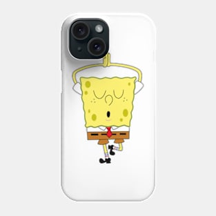 spongebob doing yoga Phone Case