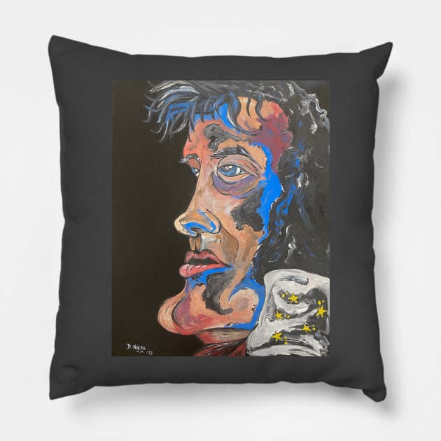 Elvis Presley Pillow by 78CustomPaintINK