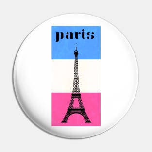 Paris French Flag Pin