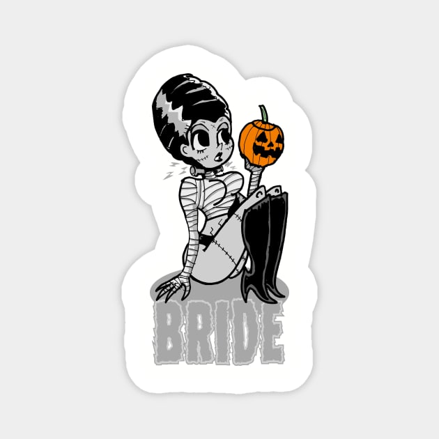 Halloween Bride Magnet by edbot5000