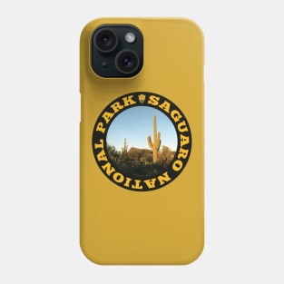 Saguaro National Park circle Phone Case