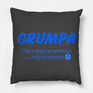 Grumpy Grandpa Pillow