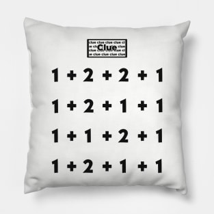 A_Clue_Number Pillow