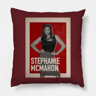 Stephanie McMahon Vintage Pillow