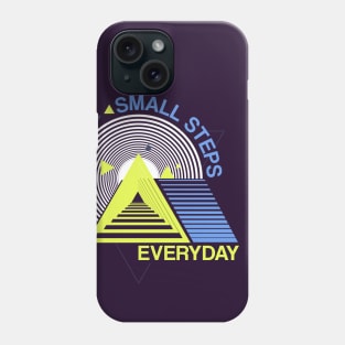 Motivational quotes Geometric positive hiking Phone Case