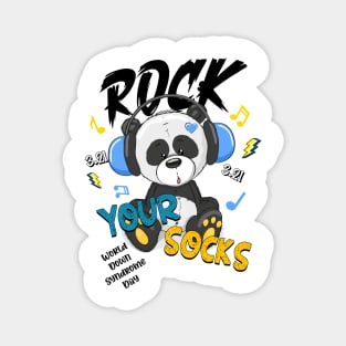 Rock Your Socks World Down Syndrome Day 21 Magnet