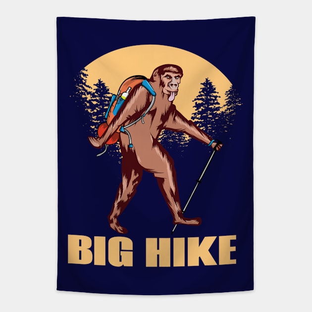 Bigfoot Sasquatch Tapestry by mailboxdisco