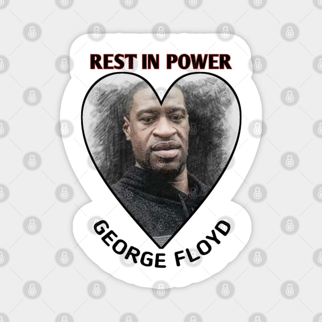 George floyd Magnet by BADEG