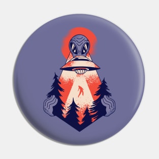 Forest - Alien Abduction Pin