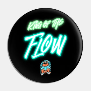 KING OF FLOW MUSIC Pin
