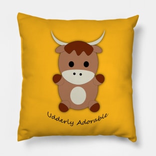 Udderly Adorable Cow Pillow