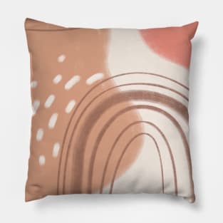 Light Pink Abstract Pillow