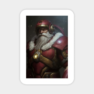 Space Marine Santa Clause Magnet