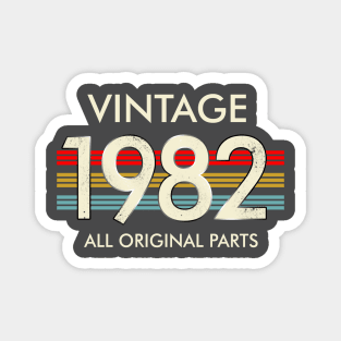 Vintage 1982 All Original Parts Magnet