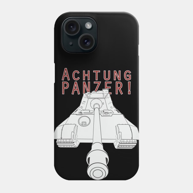 Achtung Panzer / Tiger II Phone Case by FAawRay