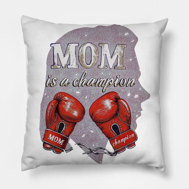Mom Boxes: Surrealistic Mother's Day Expression Pillow by Creative Art Universe