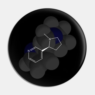 Nicotine Molecule Chemistry Pin