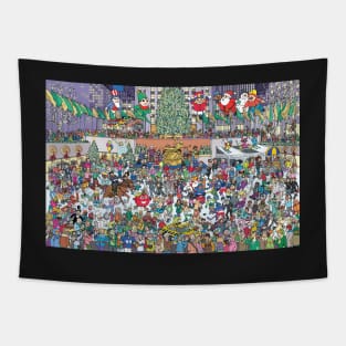 New York Holiday Tapestry