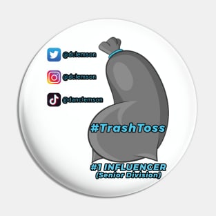 #TrashTossMerch Pin