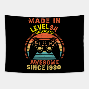 T4681930 Made In Level 94 Unlocked Awesome Since 1930 Tapestry